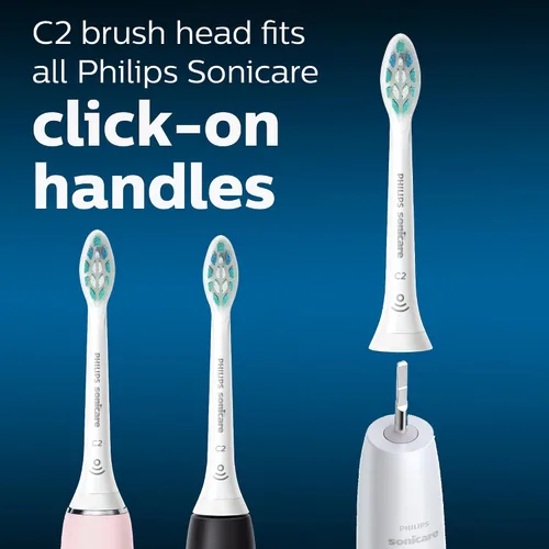 Vista 12 de Philips Sonicare 4100 Cepillo de dientes eléctrico recargable, negro, con cabezales de repuesto originales Philips Sonicare Optimal para control