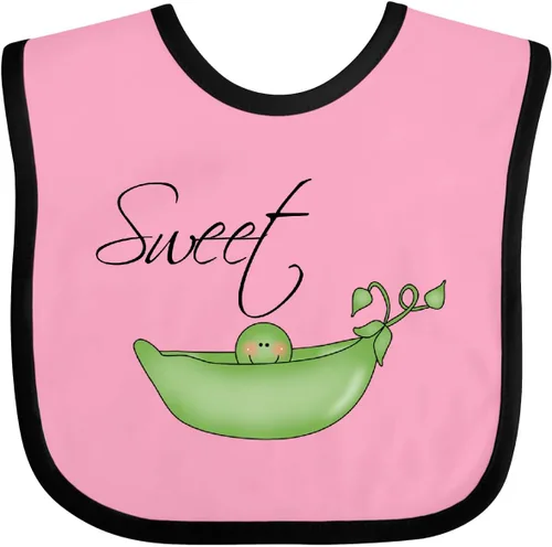 Vista 25 de inktastic Babero para bebé Sweet Pea Manzana Verde (Apple Green)