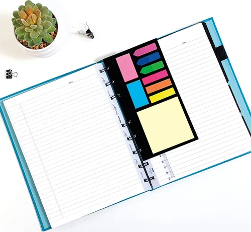 Vista 4 de Blueline MiracleBind - Accesorio para cuaderno, notas adhesivas, papeles de colores surtidos (AFA9050SN)