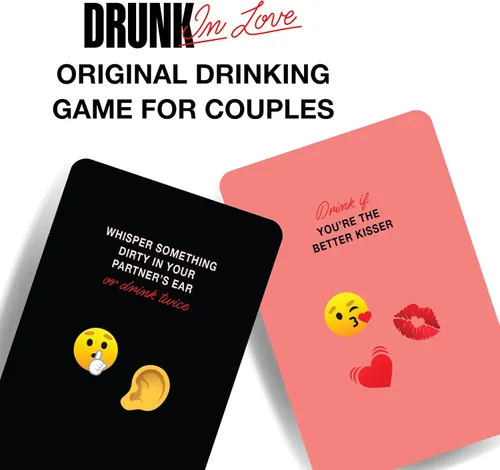 Vista 2 de Drunk in Love Juego de cartas originales para parejas, juegos de citas nocturnas súper divertidos y juegos para parejas de relaciones para adultos