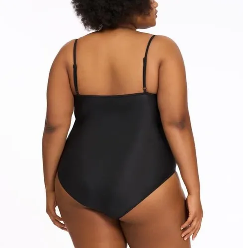Vista 6 de PUMA Women's Ruched One Piece Swimsuit