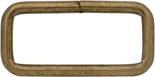 Vista 7 de Wuuycoky Bronze Rectangle Rings Loop Ring No Welded for Strap Webbing Belts Buckle