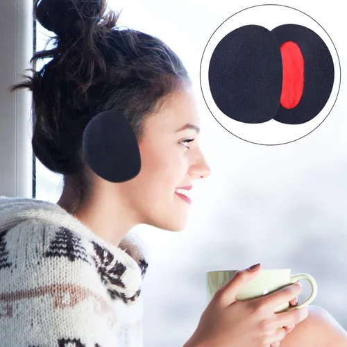 Vista 7 de SATINIOR 6 pares de orejeras de forro polar sin banda para las orejas, fundas de invierno unisex