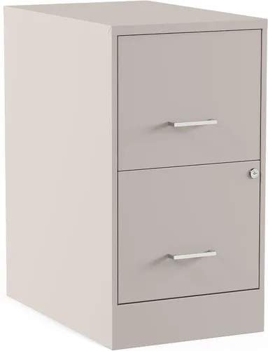 Vista 12 de Archivador vertical de grapas, 2 cajones, carta/legal, bloqueo, masilla Beige