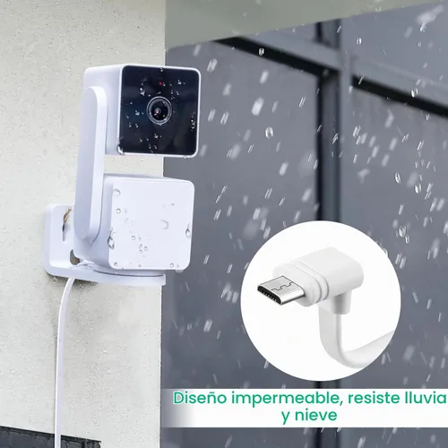 Vista 5 de Paquete de 3 cables de extensión para cámara WYZE Cam Pan V3, cable
