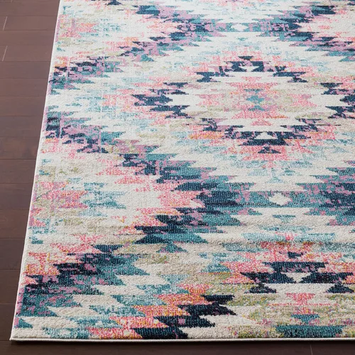 Vista 3 de Artistic Weavers Tara – Alfombra bohemia multicolor para área global