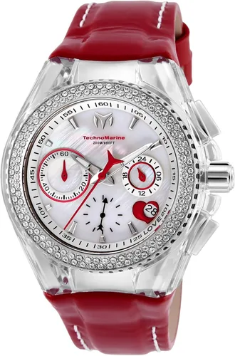 Vista 2 de Technomarine Reloj casual de cuarzo para mujer Cruise de acero inoxidable y cuero
