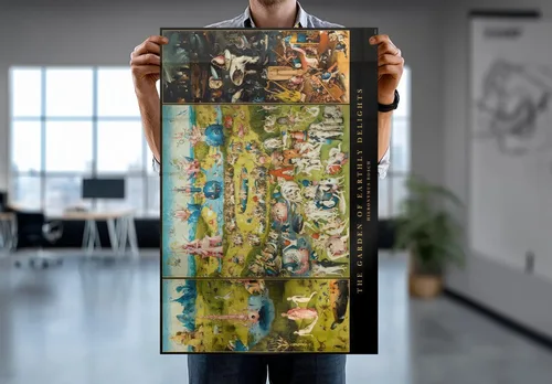 Vista 7 de Hieronymus Bosch - Garden Of Earthly Delights - Art Poster (Size: 36" x 24") (Laminated Poster)