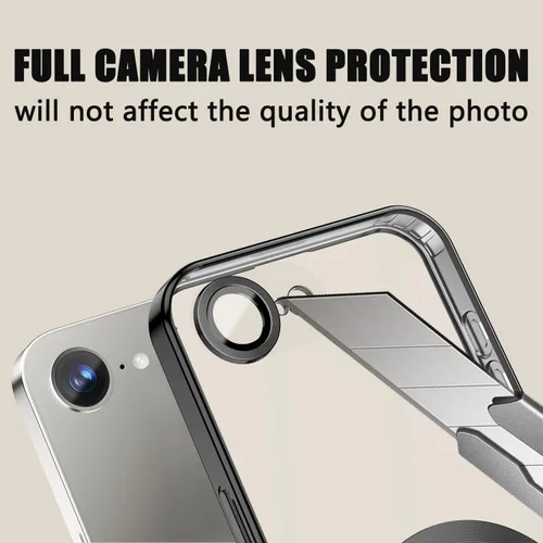 Vista 227 de Misscase Funda magnética con purpurina para iPhone 11 compatible con MagSafe, protección completa, delgada, a prueba de golpes, antiarañazos
