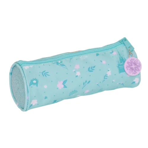 Vista 4 de Estuche Escolar Frozen Hello spring Azul claro 20 x 7 x 7 cm