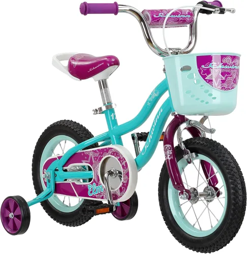 Vista 25 de Schwinn Elm y Koen Bicicleta o Bicicleta de Equilibrio, Bicicleta de 12-18 Pulgadas para Niños de 2-13 Años, Negro, Azul, Rojo, Verde Azulado, Rosa