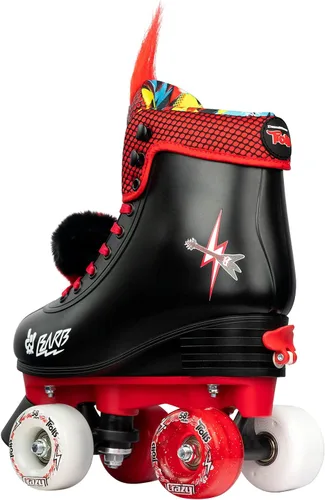 Vista 5 de Crazy Skates Trolls Size Adjustable Roller Skates - Featuring Poppy or Barb from Trolls