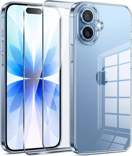 Vista 30 de Funda transparente para Samsung S23 5G, funda protectora de silicona transparente a prueba de golpes, funda protectora de TPU transparente