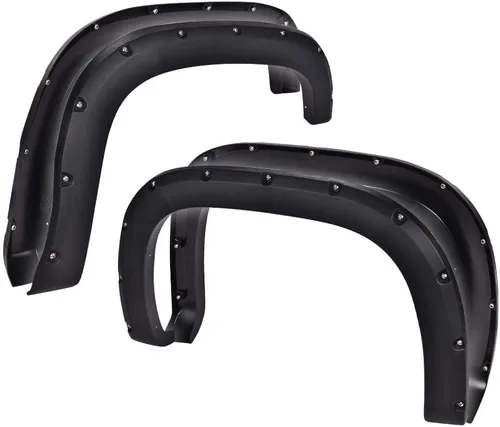 Vista 9 de CHEDA Aletas de parachoques, Compatible con Chevy Silverado 1500/2500HD/3500HD 2007 2008 2009 2010 2011 2012 2013 78.7” / 97.6” de cama larga, 4