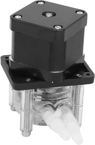Vista 5 de Peristaltic Pump Large Flow Stepper Motor Water Pump Vacuum Dosing for Aquarium Lab Analytical Water Corrosion Resistance Steel Wheel Frame