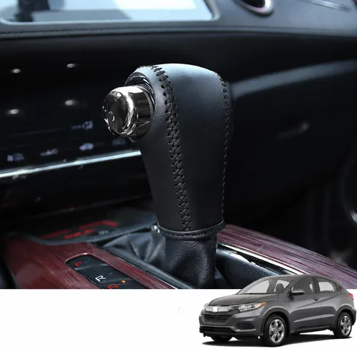 Vista 36 de Great-luck Funda Protectora de Perilla de Palanca de Cambios Automática de Cuero Genuino con Moldura, Accesorios Interiores Personalizados
