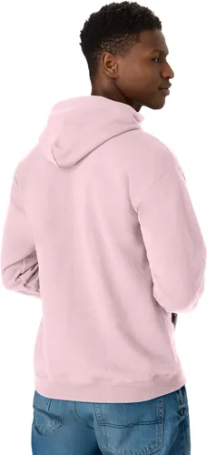 Vista 5 de Hanes - Sudadera con capucha EcoSmart para hombre Rosa pálido