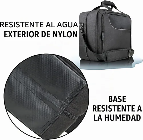 Vista 8 de Gear Bolsa para trasladar video proyector. Para ViewSonic PJD5155/PJD5134, Epson VS240, VS230, EX21, EX31, EX71 y otros. El interior tiene