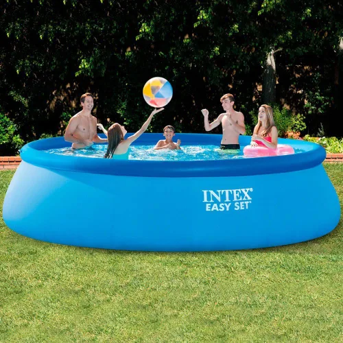 Vista 2 de Steinbach Krystal Clear - Cubierta solar para piscina (Lona de burbujas 9.41 pies de diámetro, 120 pulgadas)
