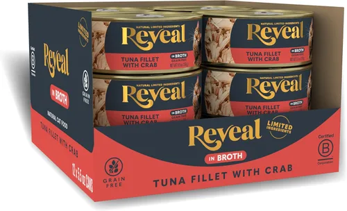 Vista 9 de Reveal Alimento natural enlatado húmedo para gatos, ingredientes limitados y naturales, sin granos, alto contenido de proteínas sin aditivos