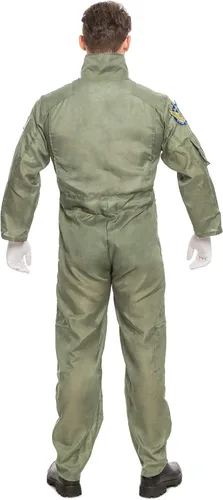 Vista 6 de Disfraz de piloto de vuelo para hombre con accesorio para fiesta de Halloween