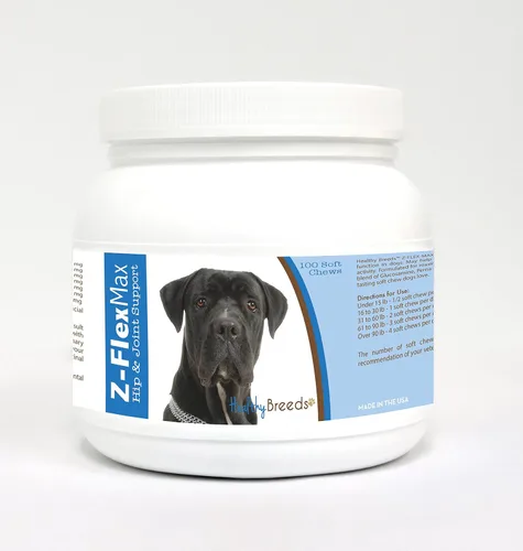 Vista 60 de Healthy Breeds Afghan Hound Z-Flex Max - Masticables suaves para cadera y articulaciones, 100