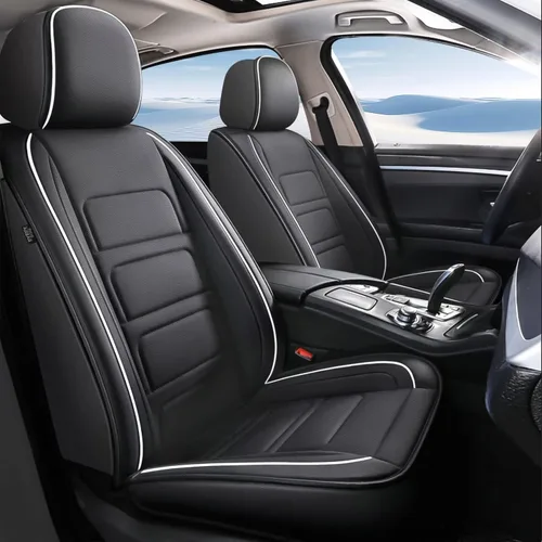 Vista 8 de TTX LIGHTING 2 piezas de fundas para asientos delanteros de automóvil compatibles con Hyundai Tucson 2005-2026, funda impermeable para asiento
