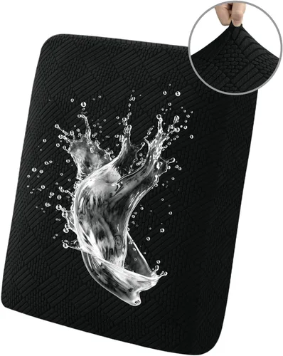 Vista 32 de Easy-Going - Fundas impermeables para cojines de sofá y sofás, funda de asiento de sofá de jacquard elástico de repuesto para perros, mascotas