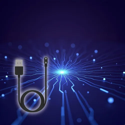Vista 4 de Compatible con cargador de reloj inteligente Da Fit, cable de cargador USB de repuesto de 3.3 pies, cable de carga para reloj inteligente
