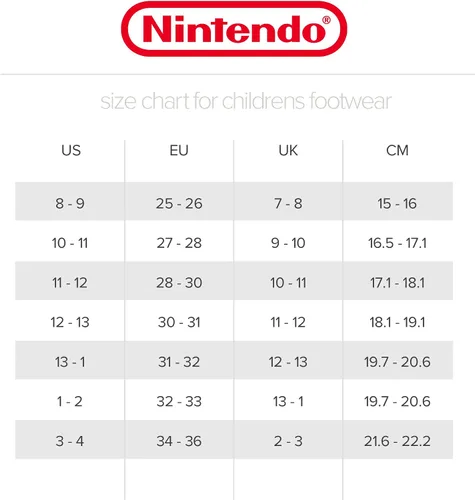 Vista 9 de Super Mario Pantuflas para niños Mario y Luigi Nintendo Pantuflas sin cordones