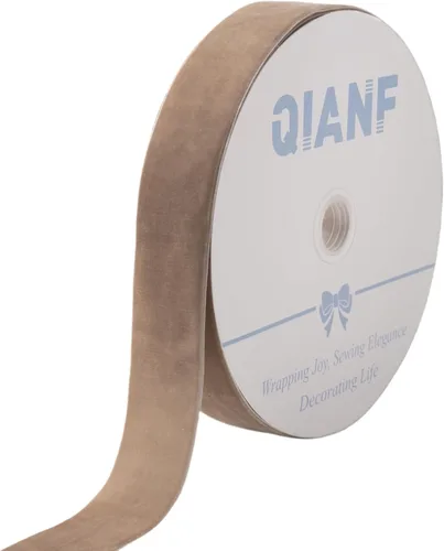 Vista 61 de QIANF Cinta de terciopelo, carrete de 1 1/2 pulgadas por 25 yardas (rojo)