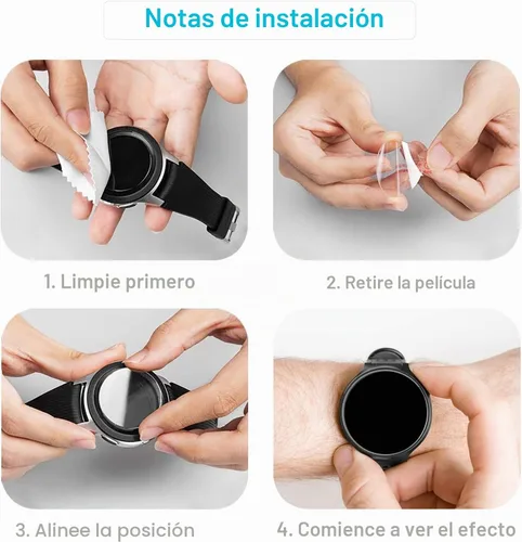 Vista 7 de Suoman Paquete de 3 protectores de pantalla para Garmin Instinct Crossover, [antiarañazos] Película protectora de pantalla de vidrio templado