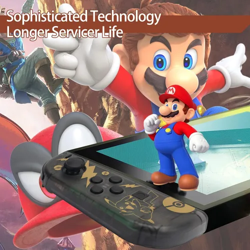 Vista 2 de SOUKEYHH Controller for Nintendo Switch, Replacement Switch Controllers with Dual VibrationWake-upScreenshot