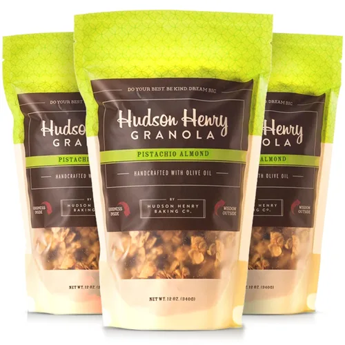 Vista 14 de Hudson Henry Granola, arce, pecana y coco, paquete de 12 onzas, paquete de 3, proyecto verificado sin OMG