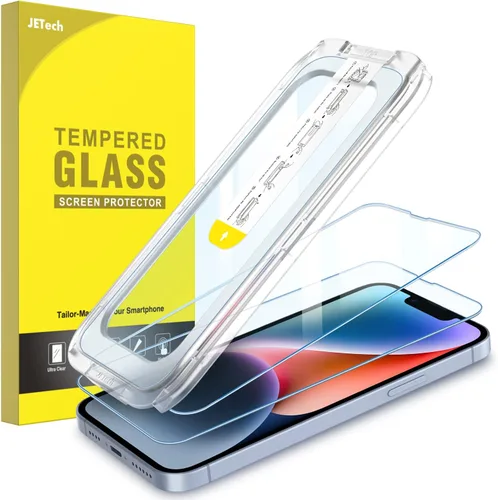 Vista 9 de JETech Protector de pantalla One Touch Install para iPhone 11/XR de 6.1 pulgadas, película de vidrio templado de cobertura completa, kit