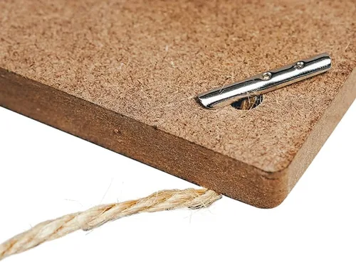 Vista 3 de Letrero de madera con texto en inglés "Working From Home Do Not Knock or Ring Bell - Leave Packages at Door, No Soliciting" para puerta delantera
