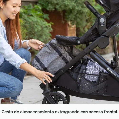 Vista 11 de Baby Trend Morph Cochecito Modular de Individual a Doble, Dash Black
