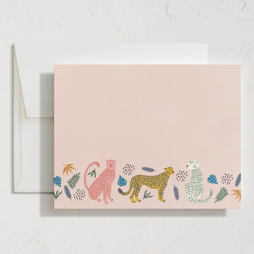 Vista 14 de Minted Little Note - Juego de 10 tarjetas de notas planas y sobres para invitaciones y mensajes de agradecimiento escritos a mano, diseño