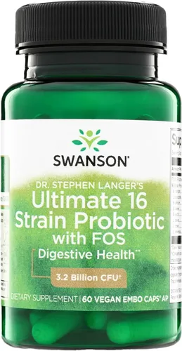 Vista 8 de Swanson Dr. Langer's Probiótico de 16 cepas con FOS prebiótico para la salud intestinal