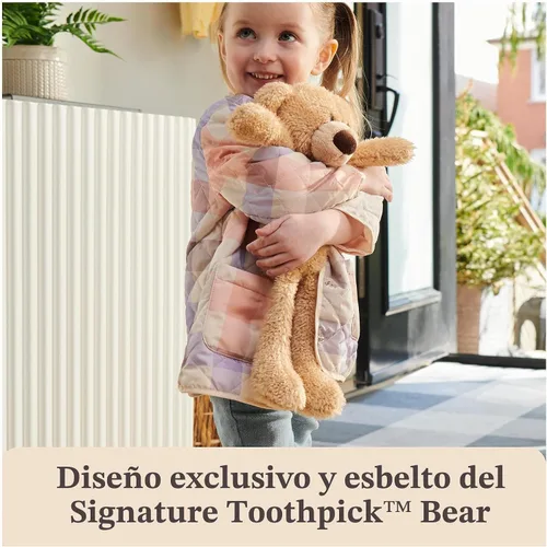 Vista 2 de GUND Palillo de dientes ondulado de peluche de 15 pulgadas, a partir de 1 Azul