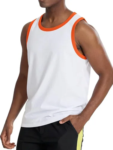 Vista 2 de Zengjo Camisetas sin mangas vintage para hombre, camisetas sin mangas para playa, para verano, atlético, deportivo, rendimiento musculoso
