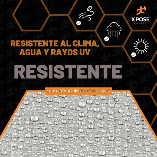 Vista 5 de Xpose Safety Lona protectora de polietileno plateado resistente de 5 x 7 pies - Funda protectora multiusos - Duradera, resistente al agua