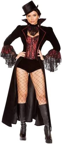 Vista 4 de Roma Costume 4 piezas El Vampiro Lusty