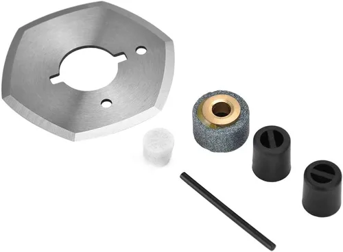 Vista 8 de Tijeras eléctricas inalámbricas 3.6V cortador rotativo recargable 4500rpm 35W 100-240V enchufe de EE. UU. con muela para cortadora de cartón de tela