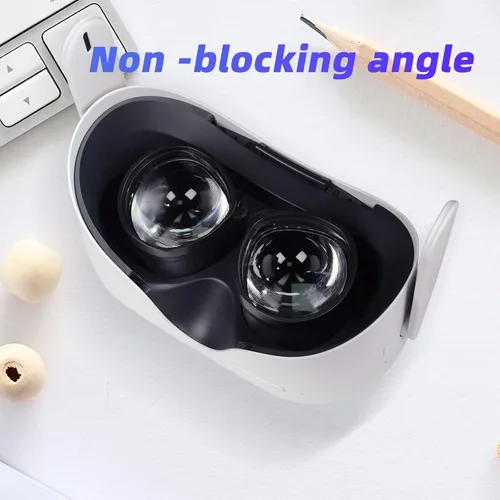 Vista 9 de Oculus Quest 2 Myopia Glass Frame (1 Set), Eyes Protective Glasses Accessories Set for Quest 2,Easy to Install(with Lens Polishing Mold)
