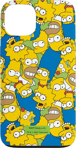 Vista 7 de The Simpsons Homer Marge Bart Lisa Maggie Print - Carcasa para iPhone 17