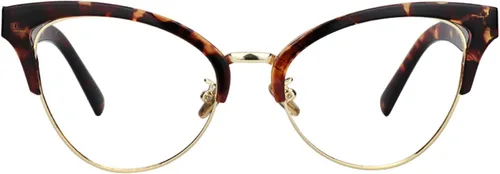 Vista 2 de Zeelool Browline - Gafas de bloqueo de luz azul ojo de gato para mujer, 100% protección UV400, Charlene FX0819