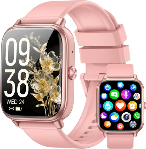 Vista 11 de Reloj Inteligente para Hombres y Mujeres, Rastreador de Fitness (Contestar/Hacer Llamadas), Batería de 1000 mAh, Más de 120 Modos Deportivos