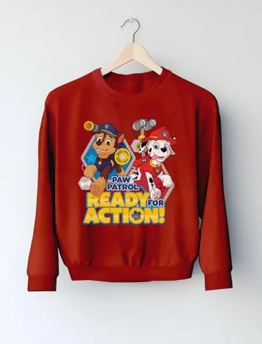 Vista 4 de Camiseta de manga larga oficial de la Patrulla Canina lista para la acción para niños y niños