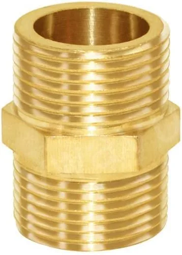 Vista 7 de Joywayus Accesorios de tubería de latón roscado NPT macho de 1 pulgada, combustible, aire, agua, barco, gas, aceite (paquete de 2)
